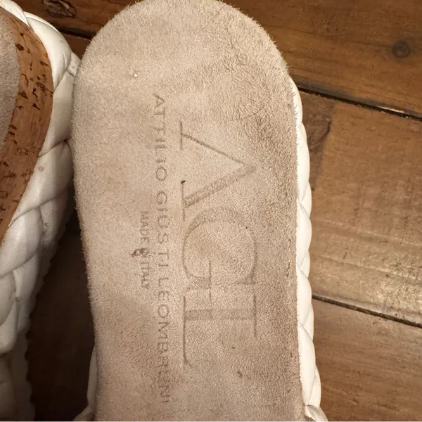 AGL Suede Slide‎ Platform Sandals Tan Size 7.5 - Image 7