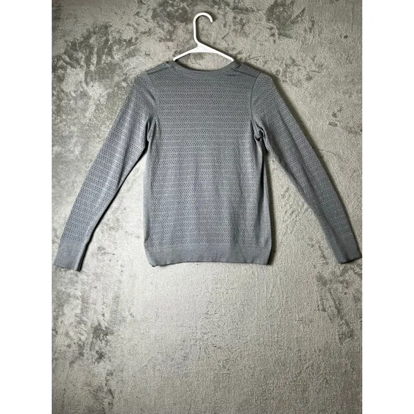 Lululemon Swiftly Breathe Long Sleeve Squad Slate Gray Seamless Running Size 6 - Image 3