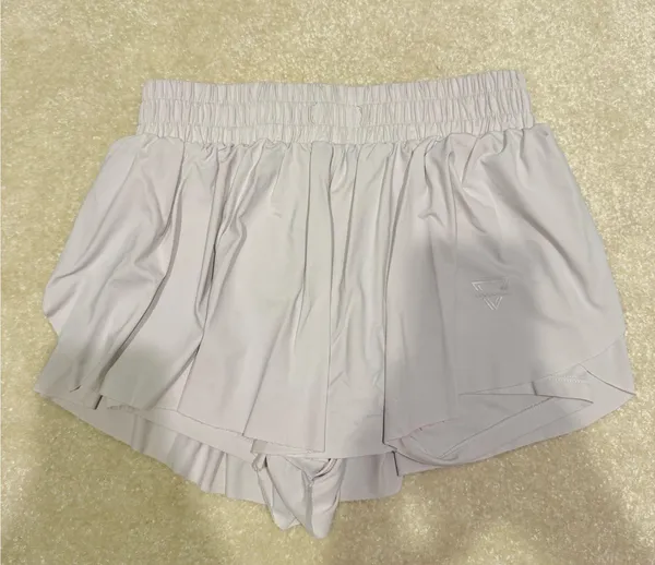 Amazon Athletic Flowy Shorts White  - Image 2