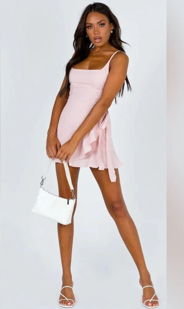 Princess Polly Cottage Hill Mini Dress Blush Size 0 - Image 2