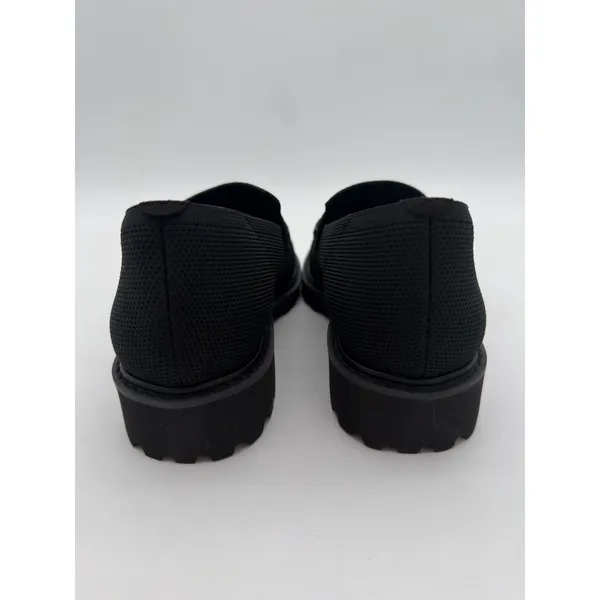 Vivaia Francesca Platform Chunky Heel Penny Minimalist Preppy Black Loafer 5.5-6 - Image 7