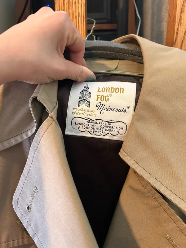 Vintage London Fog Trench Coat - Image 2