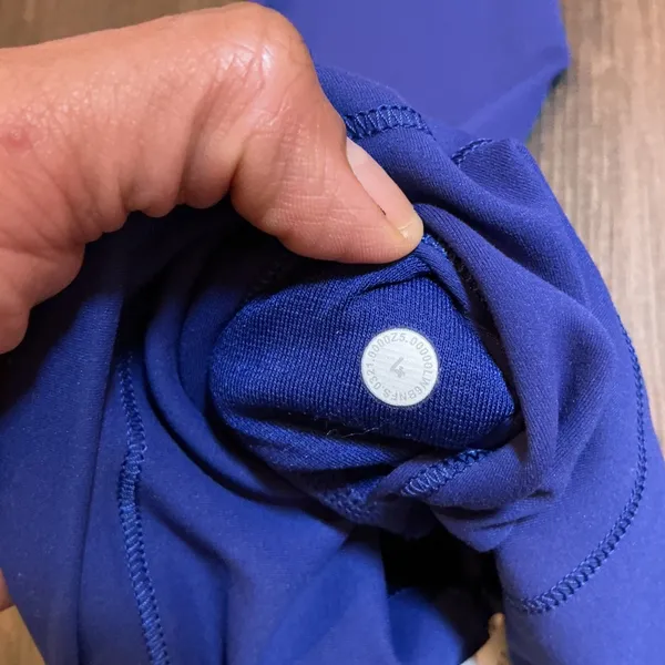 Lululemon Wunder Train High-Rise Tight 25 Larkspur Blue Workout Leggings Size 4 - Image 5