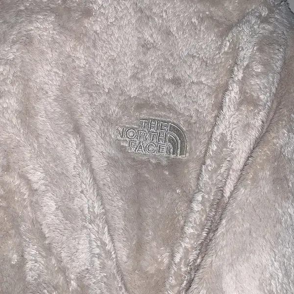 The North Face women’s fleece fur zip jacket size SMALL - Image 4