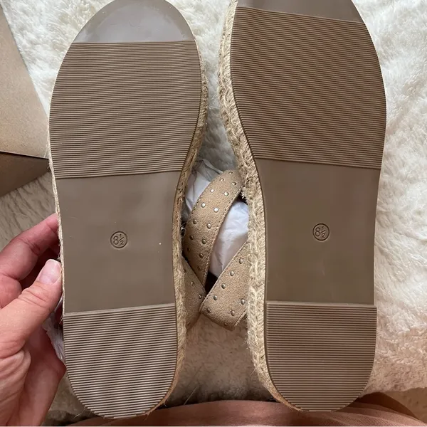 NEW Altar’d State X MIA Strap Sandals Size 8.5 Tan Arula LIMITED EDITION - Image 7