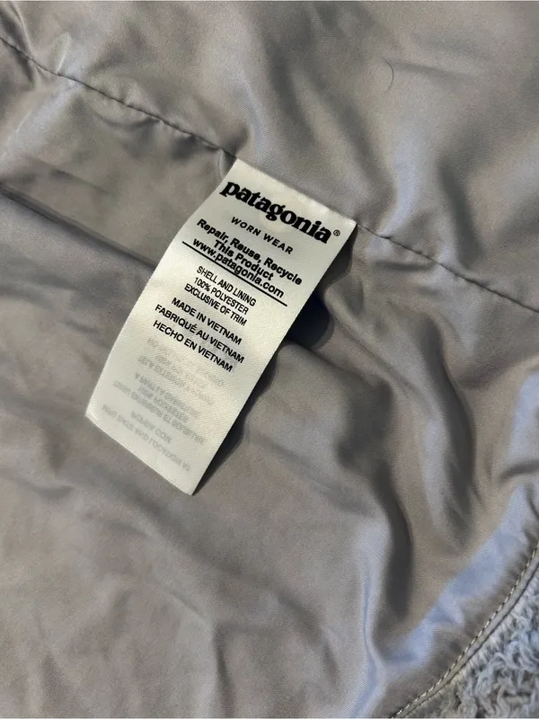 Patagonia Los Gatos Fleece Vest Women’s Medium Gray Full Zip Size M - Image 5