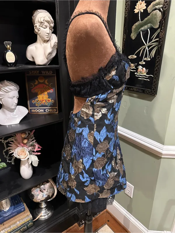 For Love & Lemons Madame Brocade Mini Dress – Size Small (NWT) - Image 9