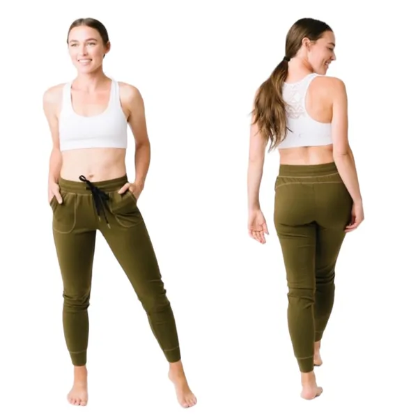 ZYIA Unwind Olive Green Jogger M - Image 2