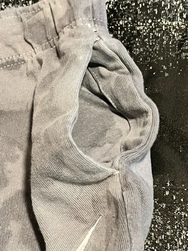 Womens M Nike Gray Washed Tie-Dye Athletic/Casual Jersey Shorts - Image 7