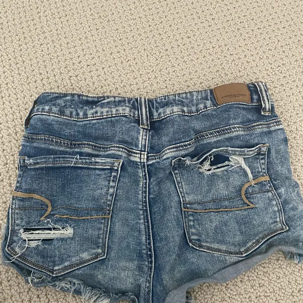 american eagle blue jean shorts - Image 2