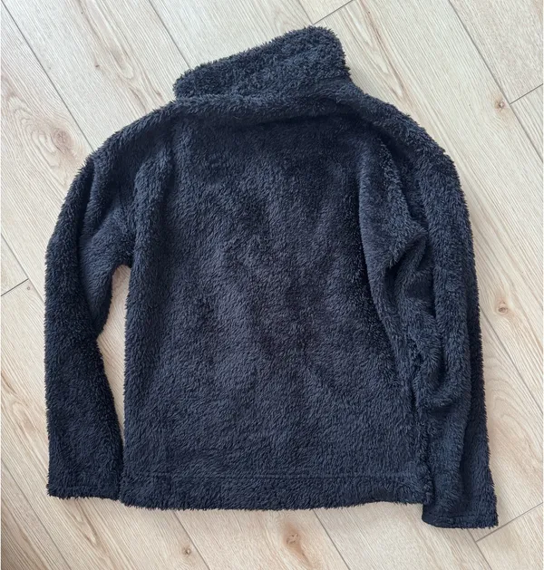 The North Face Fuzzy Zip-Up Jacket Black - Image 6
