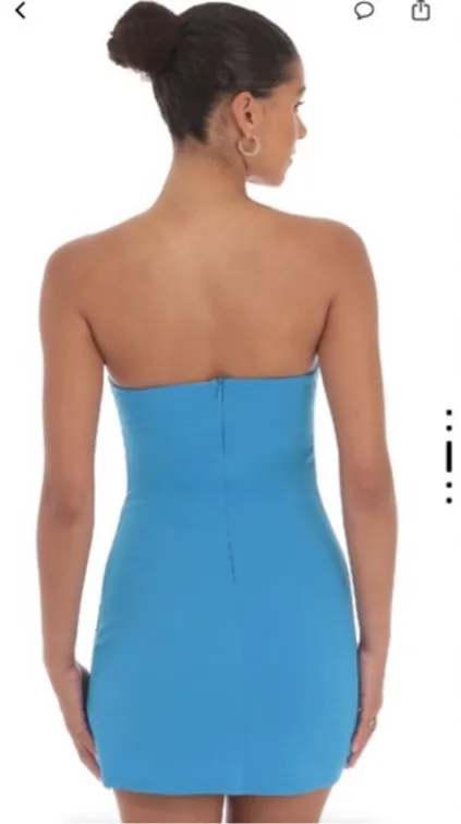 Lucy in the Sky Blue Mini Dress - Image 2