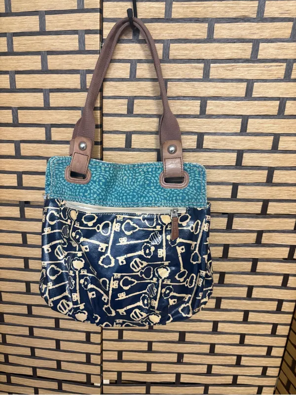 Fossil key per blue handbag - Image 2