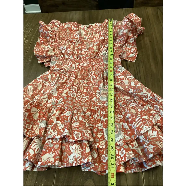 Ulla Johnson Kiri floral print ruffle mini Dress size 4 - Image 4