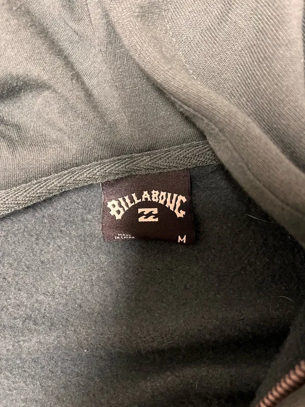 green oversized zip up billabong - Image 4
