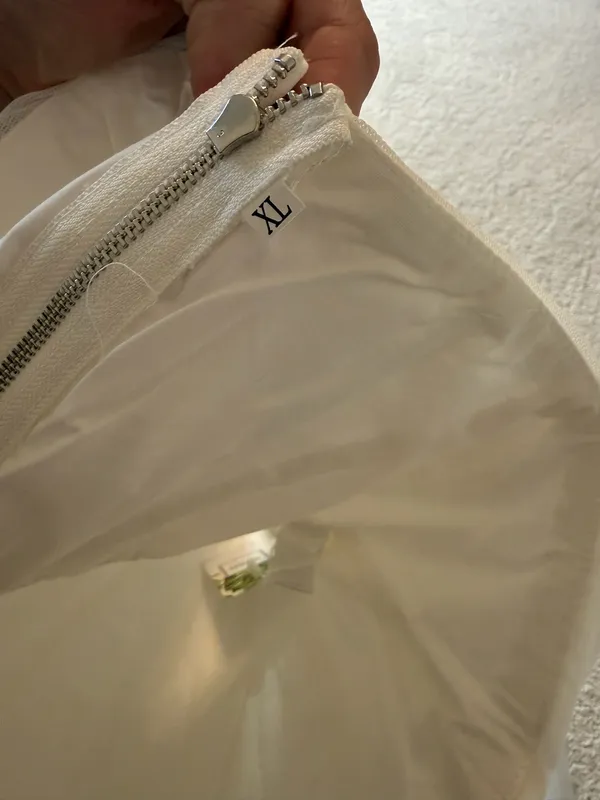 Amazon White Strapless Crop Top - Image 4