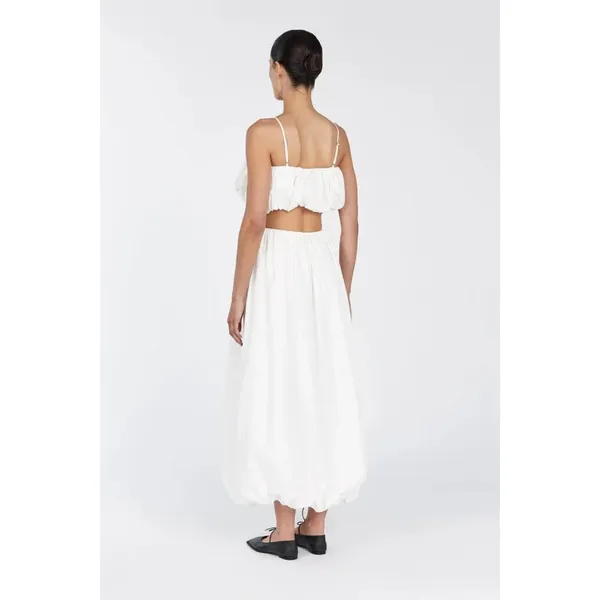 NWT DISSH Monty Bubble Midi in White Cotton Poplin Skirt US 4 / Au 8 - Image 8
