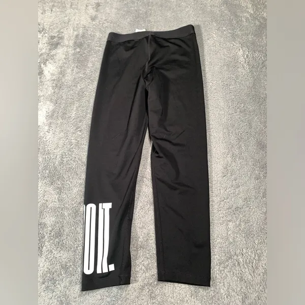 Nike cropped Black Leggings just do it - Image 8