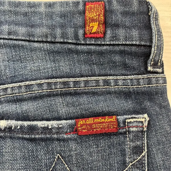 7 For All Mankind A-Pocket Bootcut Jeans 27 - Image 7