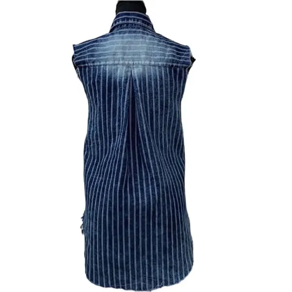 Thrill Sleeveless Denim Top(Size Small) - Image 2