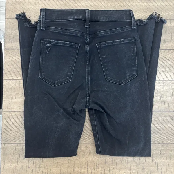 Abercrombie & Fitch Black Distressed Skinny Jeans - Image 6