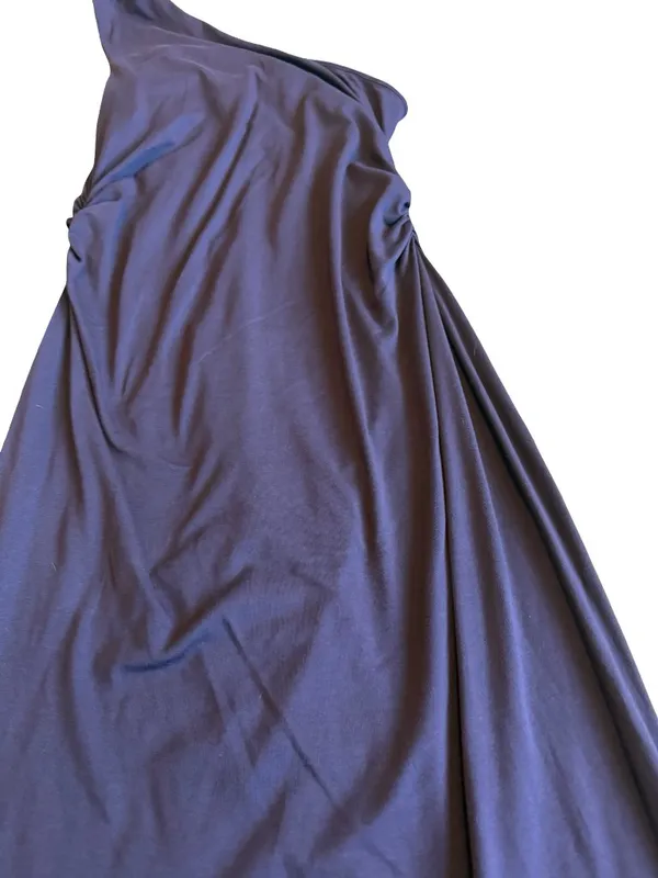 Victoria's Secret Bra Tops One-Shoulder Purple Dress Stretchy Built-In Bra Large - Image 8