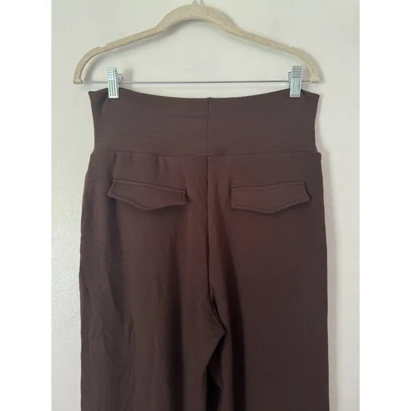 NWT OGL MaxWarm Tummy Warmer Pin Tuck Pull On Pants Size Medium Espresso Brown - Image 5