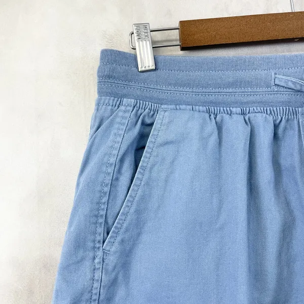 Orvis Shorts‎ Women Small Cotton Blend Drawstring Preppy Coastal Beach Granola - Image 2