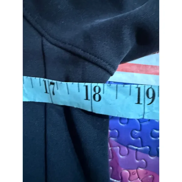 Athleta Seasoft‎ Dress Black Long Sleeve V Neck Pockets Size S - Image 6