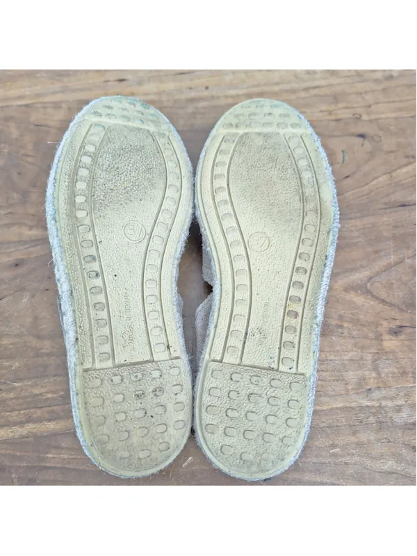 Verbenas Carmen Spanish Made Espadrille Suede Flats 37 - Image 2