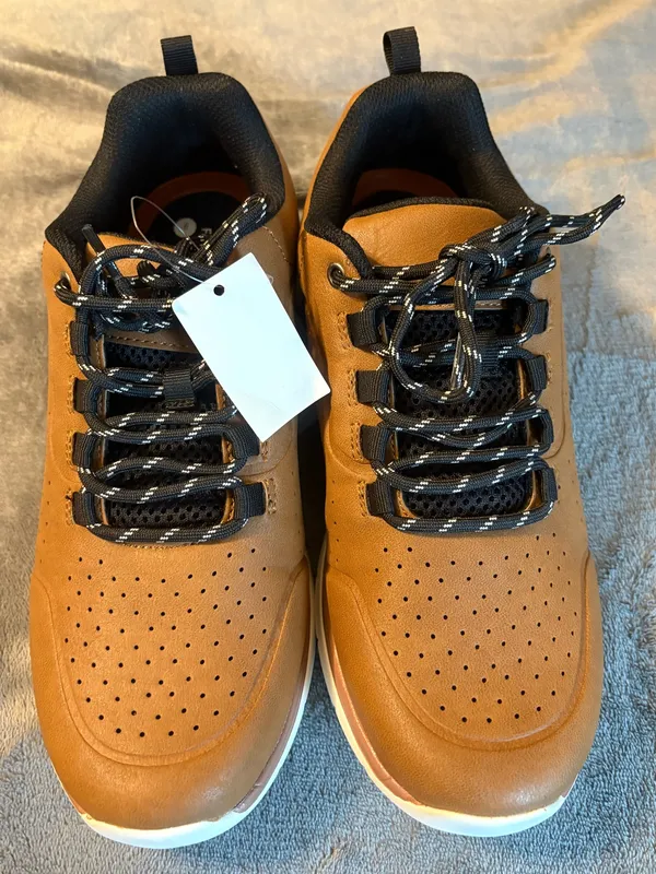 Falls Creek Men's Casual Lace-Up Sneakers in Juno Brown Size 9 - Image 5