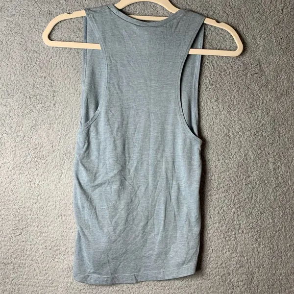 Burn Bootcamp Tank Womens XS Blue Matthews Est.‎ 2015 Workout Gym Exercise - Image 2