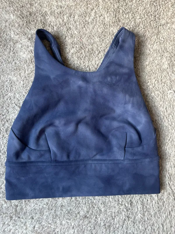 Lululemon Wunder Train Longline Bra *Medium Support, C/D Cup Diamond Dye Size 4 - Image 3