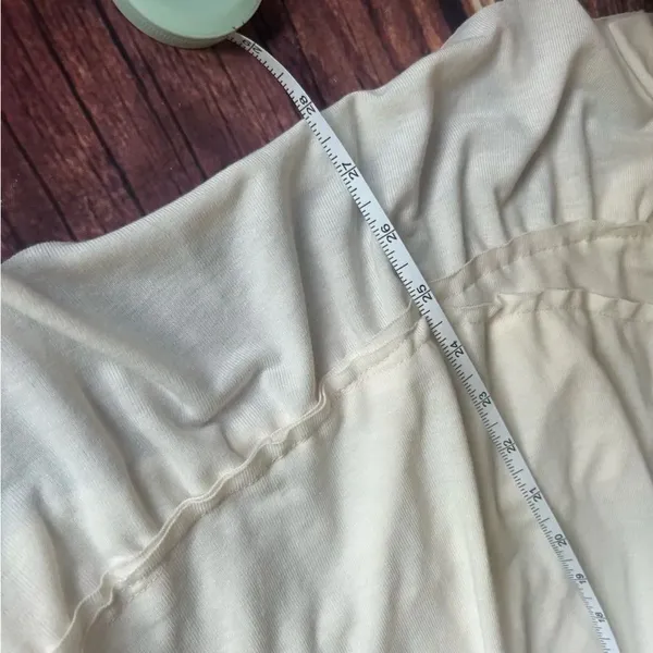 Women’s POL Off White Lace Mini Dress V-Nevk Size L - Image 5