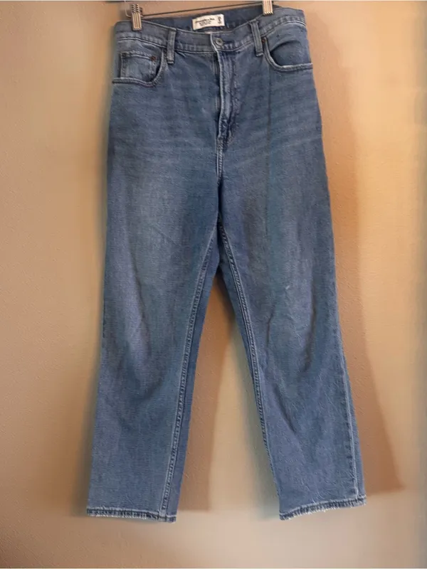 ABERCROMBIE Ankle‎ Straight Ultra HR Jeans - Curve Love - Image 2