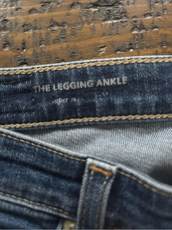 AG Adriano Goldschmied The‎ Legging Ankle Jeans Raw Hem Size 25R - Image 7