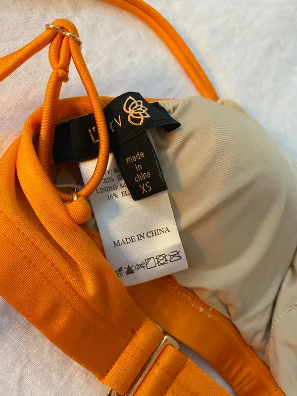 L’urv Orange Bikini Set - Image 3