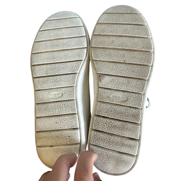 Dr. Scholl's Women's Time Off White Sneakers Size 8.5M Faux Leather - Image 6