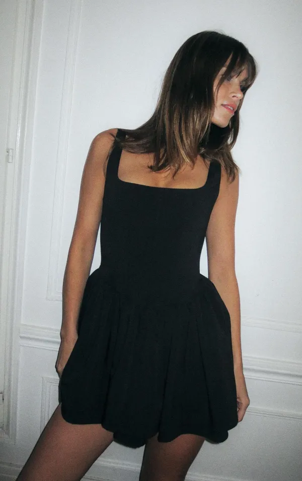 Zara dress mini corset inspired ruffled balloon bodycon summer cocktail wedding - Image 9