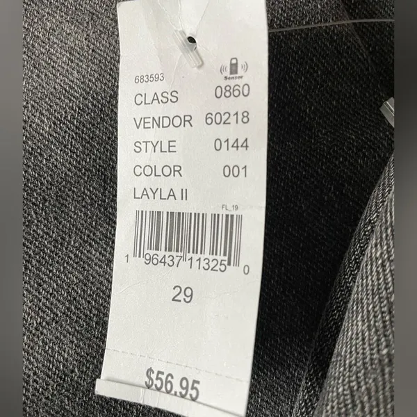 PacSun Lowrise Straight Split Hem Denim Jeans size 29 NEW - Image 6