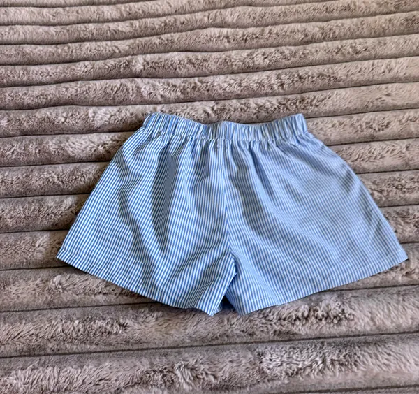 Nautical Striped Women’s Elastic Waist Shorts - Image 5