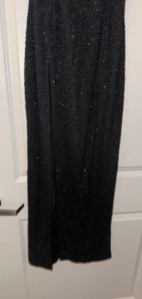 Oh Polly Dress Black Embellished - Image 3