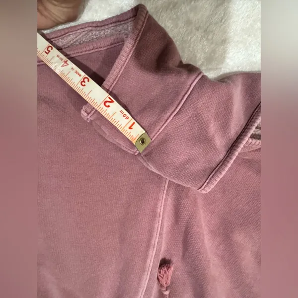 PINK Victoria's Secret Sweatshort Acid Wash Mauve Athletic Shorts‎ Size XL - Image 9