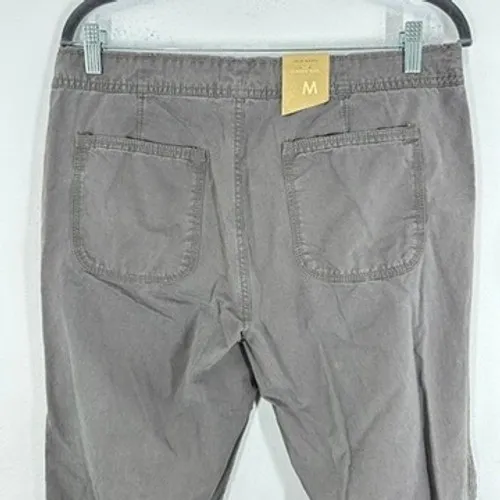 Vintage Y2K 2007 Classic Rise Old Navy Wide Leg Grey‎ Chino Pant Drawsting Hem - Image 3