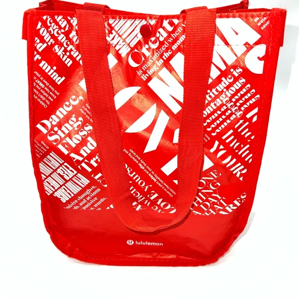 Lululemon Athletica Vibrant Red Carryall - Image 6