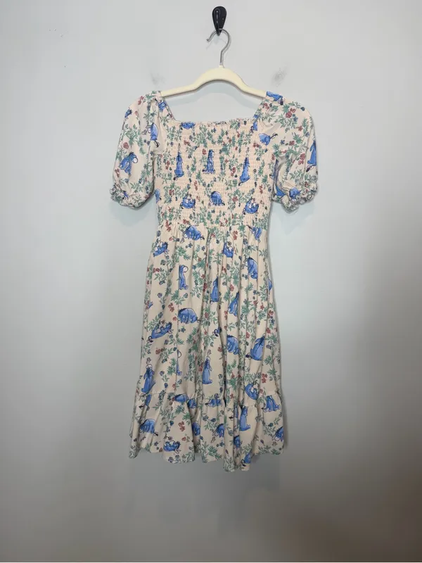 Her Universe Disney Eeyore Floral Smock Dress XS BoxLunch Winnie Pooh - Image 2