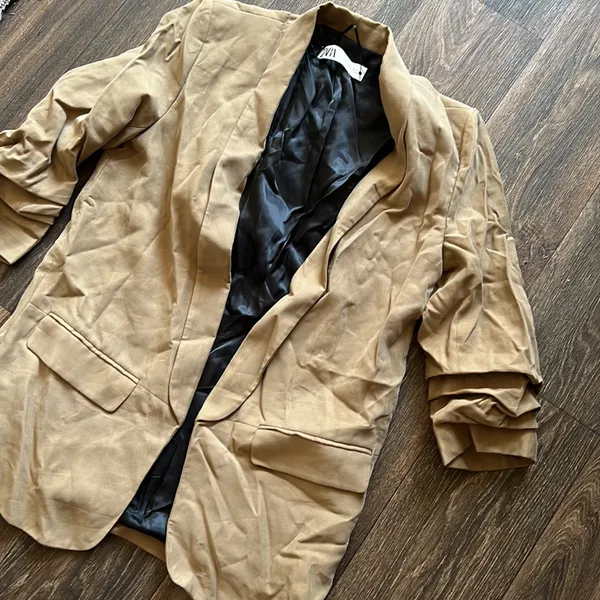 Zara Olive Blazer - Image 2