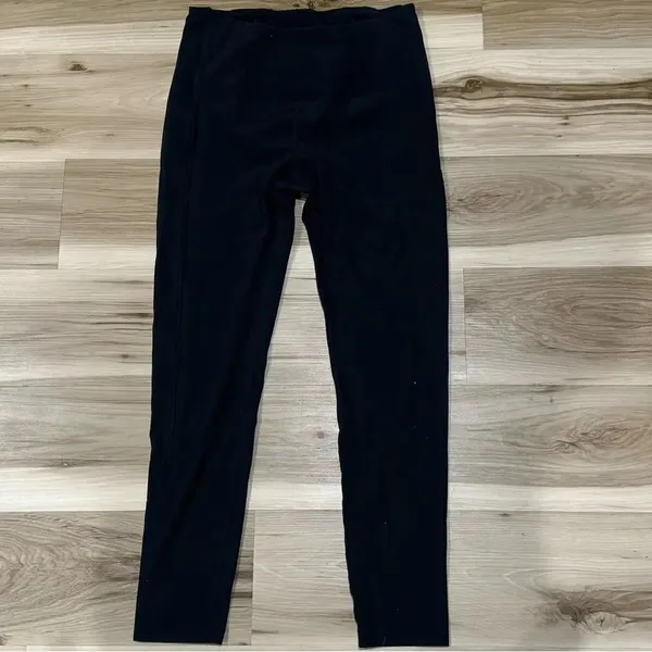 Zyia Active Black Ribbed Seamless 7/8 Leggings Black Women’s XL 16/18 - Image 2