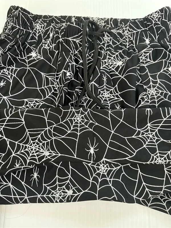 Dolls Kill Spider‎ Byte Reflective Drop Crotch Joggers, S - Image 11