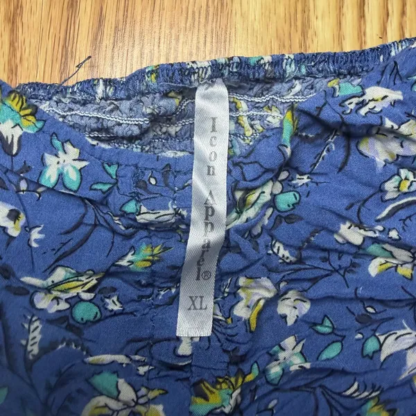 Loveappella Blue Floral Fit & Flare Dress Size XL - Image 5